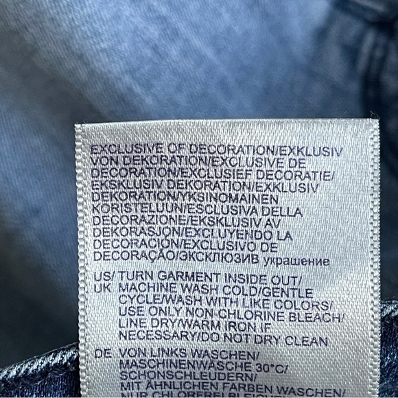 NYDJ Marilyn Embroidered Ankle Crop Jeans  | Size 12 | Lift Tuck Technology - Picture 14 of 16